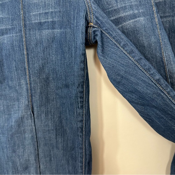 Esprit vintage Wide leg bell bottom bootcut denim jeans size 14 - Picture 9 of 15